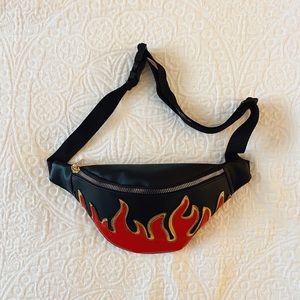 Flames fanny pack